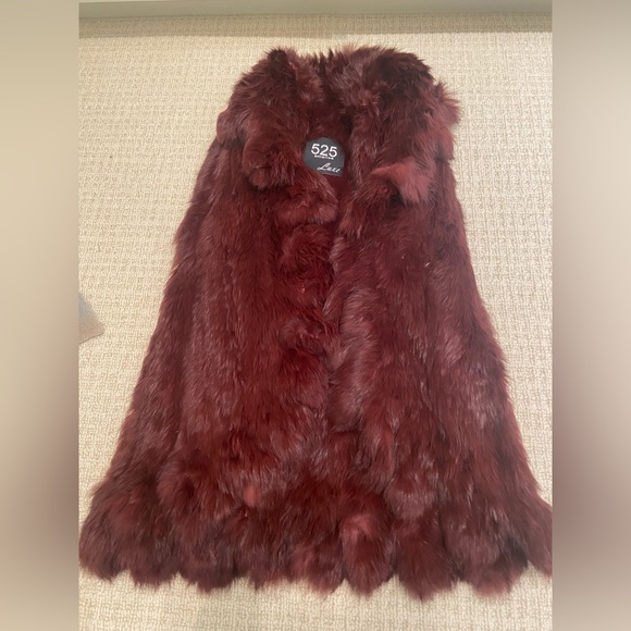 525 America, New with tags, rabbit fur vest, size XS - Picture 1 of 5